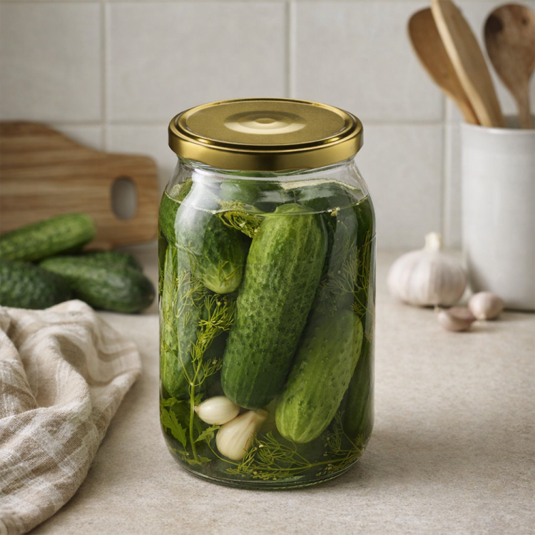 Słoik 900ml + zakrętka 8 sztuk